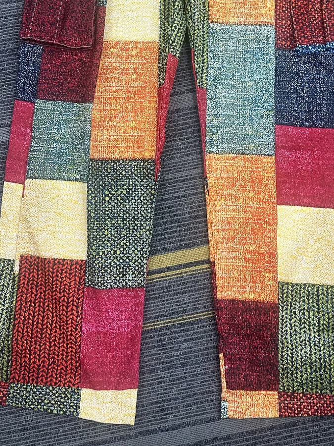 Cargo Pants Men's Patchwork