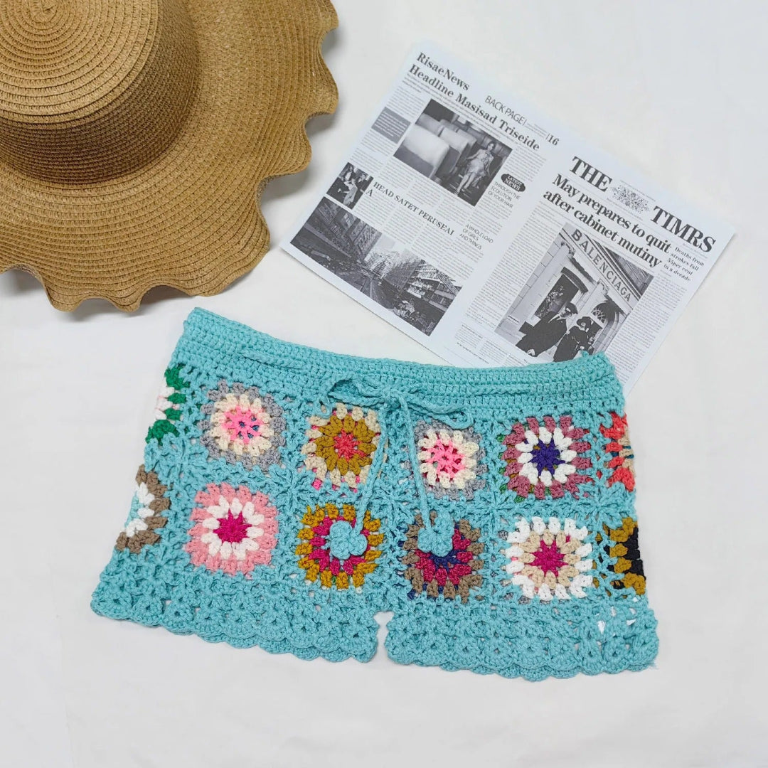 Seaside Vibes Crochet Shorts