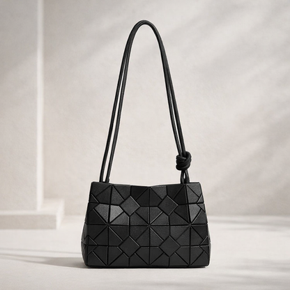 Noir Facette Shoulder Bag