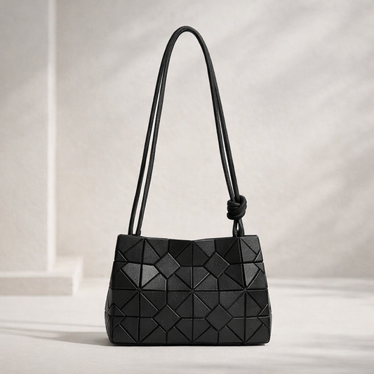 Noir Facette Shoulder Bag