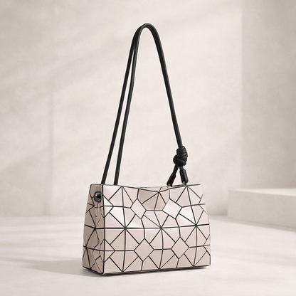 Noir Facette Shoulder Bag