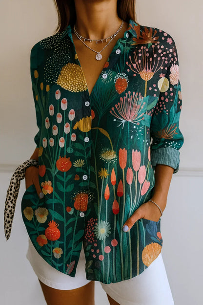 Colourful Pattern Blouse
