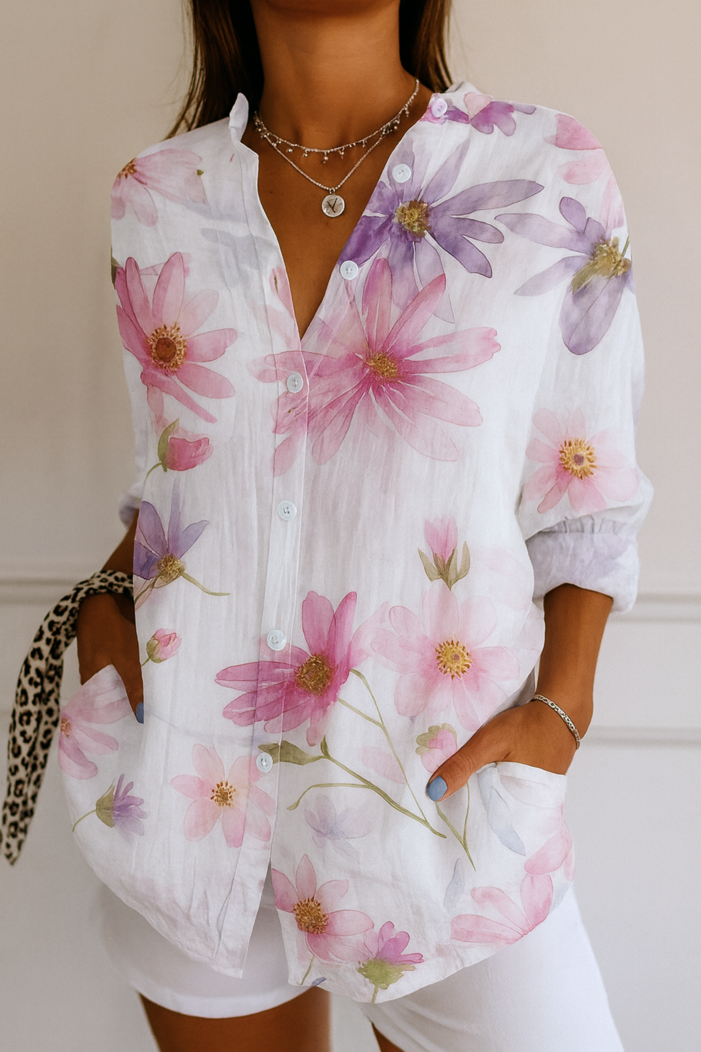 Colourful Pattern Blouse