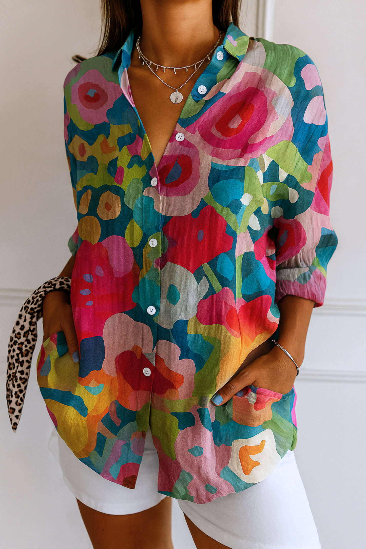 Colourful Pattern Blouse