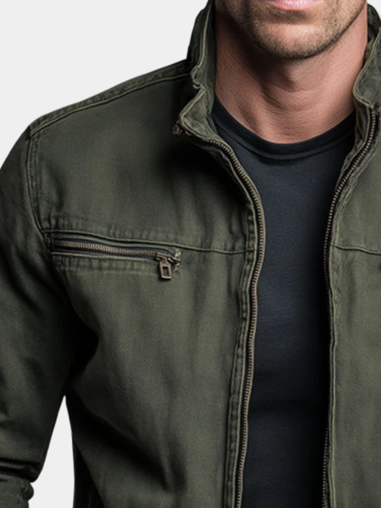 Jaume - Vintage Olive Field Jacket