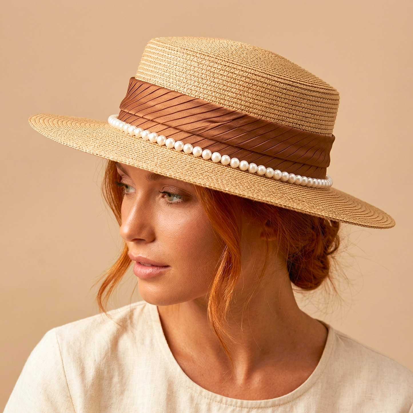 Solina Pearl Straw Hat