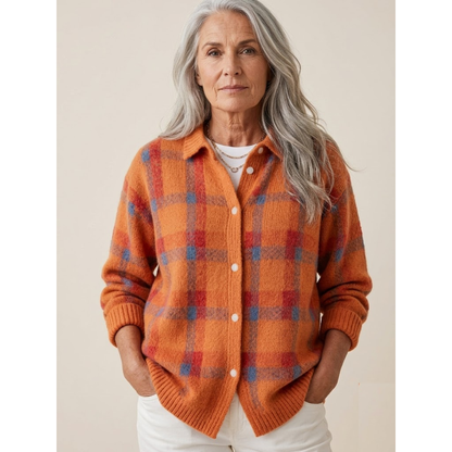 Ashlyn | Retro Plaid Sweater