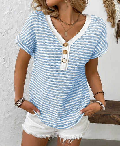 Noelle Stripe Top