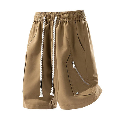Roberto Russo Utility Shorts with Zip Pockets