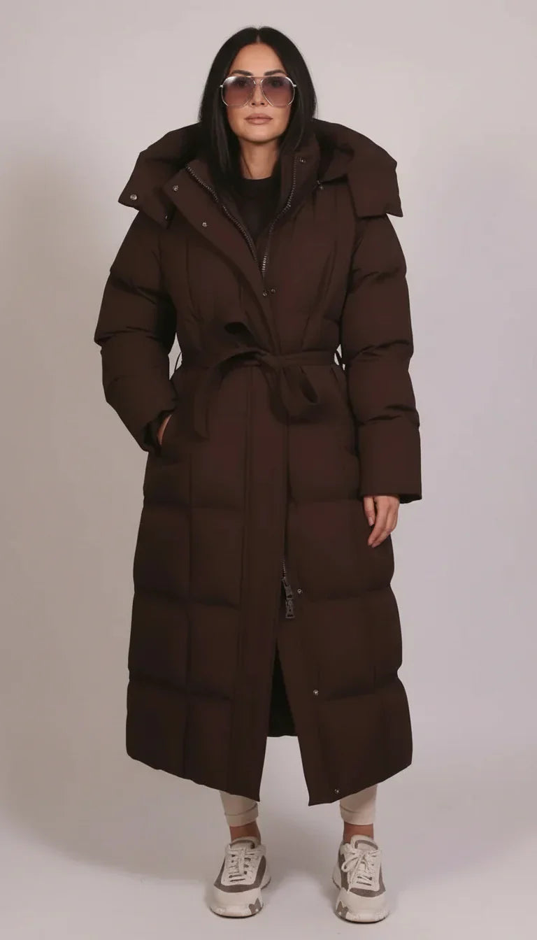 Helena – Luxurious Longline Puffer Coat