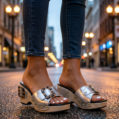 Siena Buckle Wedges