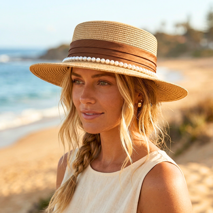 Solina Pearl Straw Hat