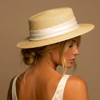 Solina Pearl Straw Hat