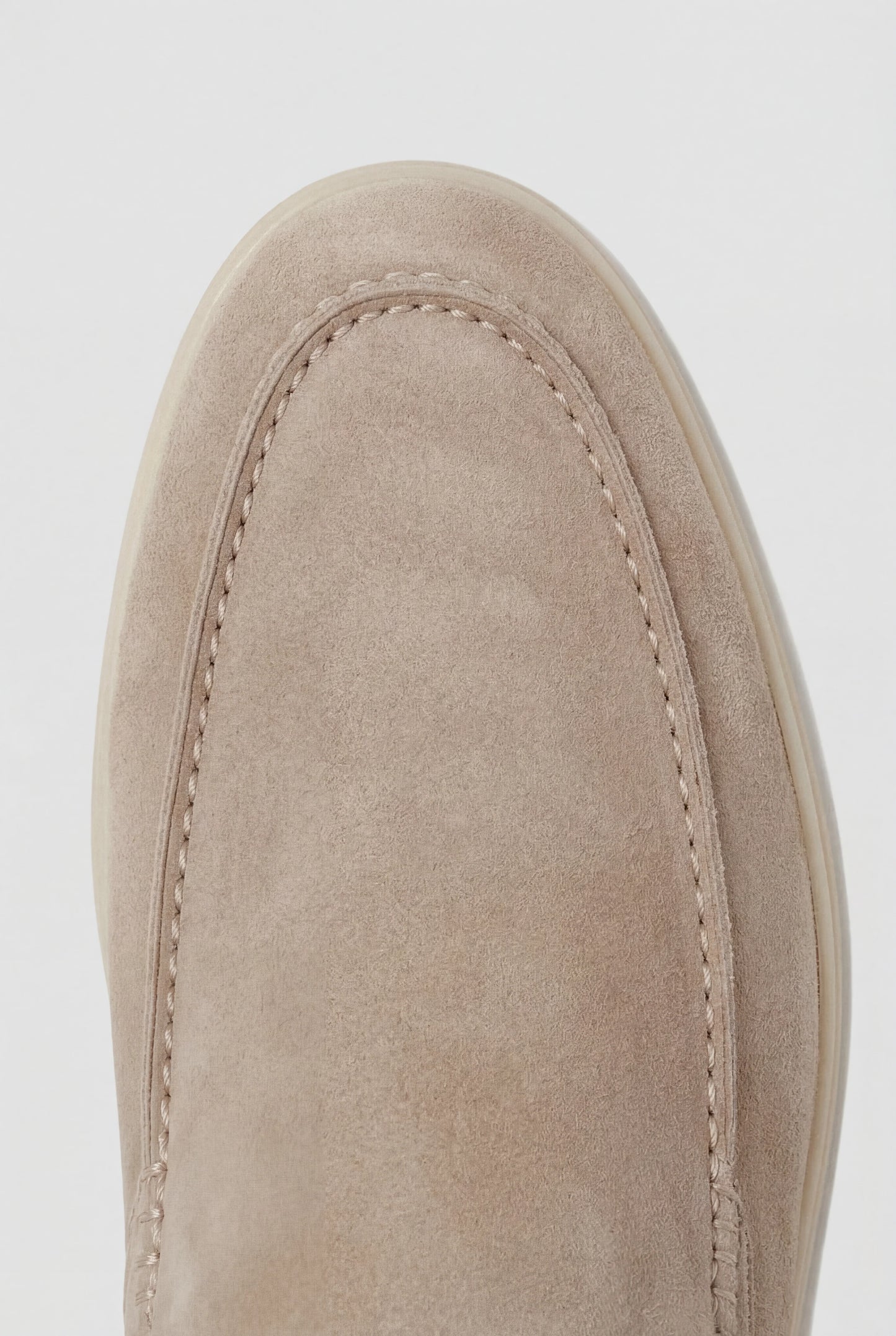 Suède Yacht Mule Beige