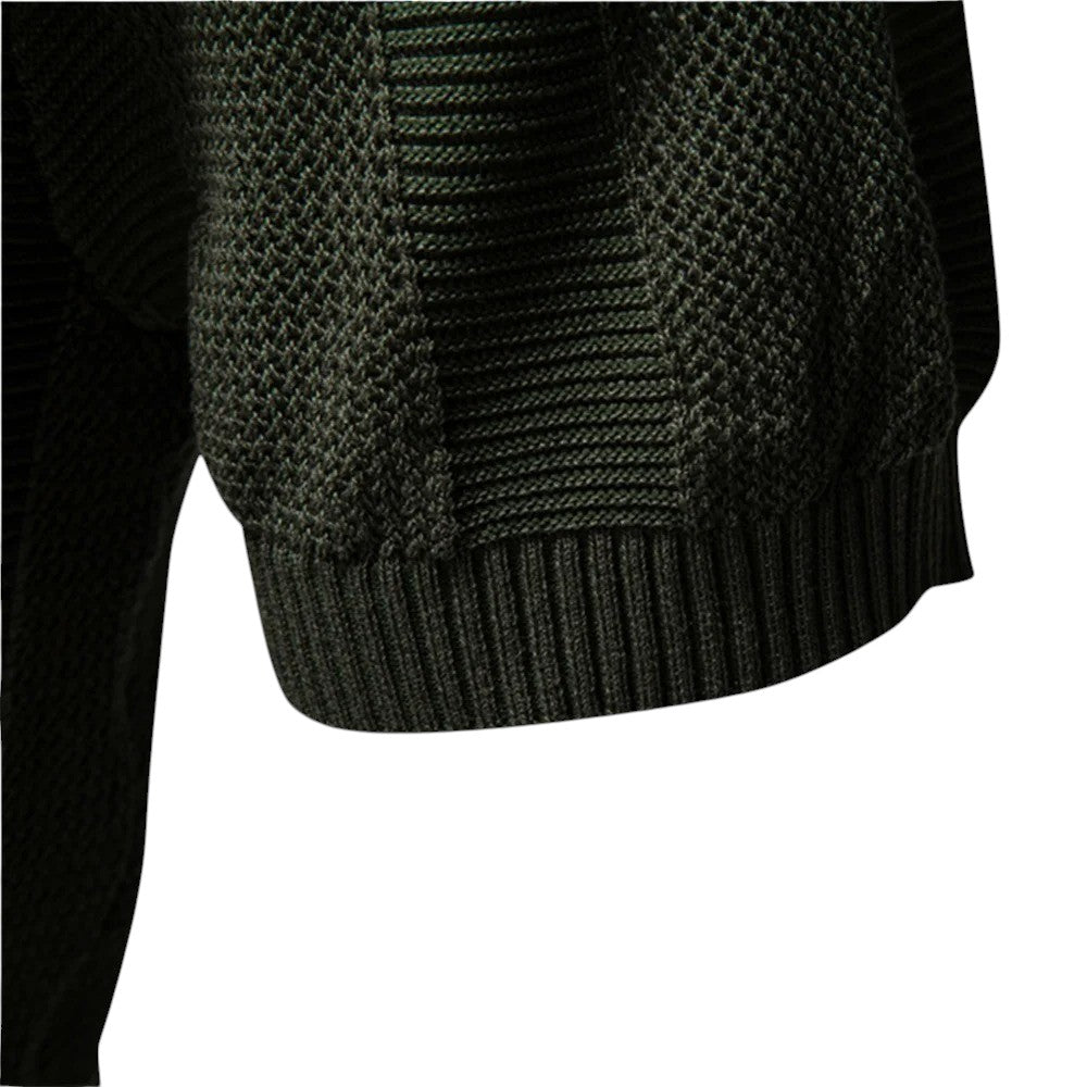 SANTE | Textured Panel Polo Shirt