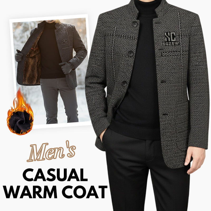 ⏳Limited-time promotion⏰Men's Casual Warm Coat❄️🧥